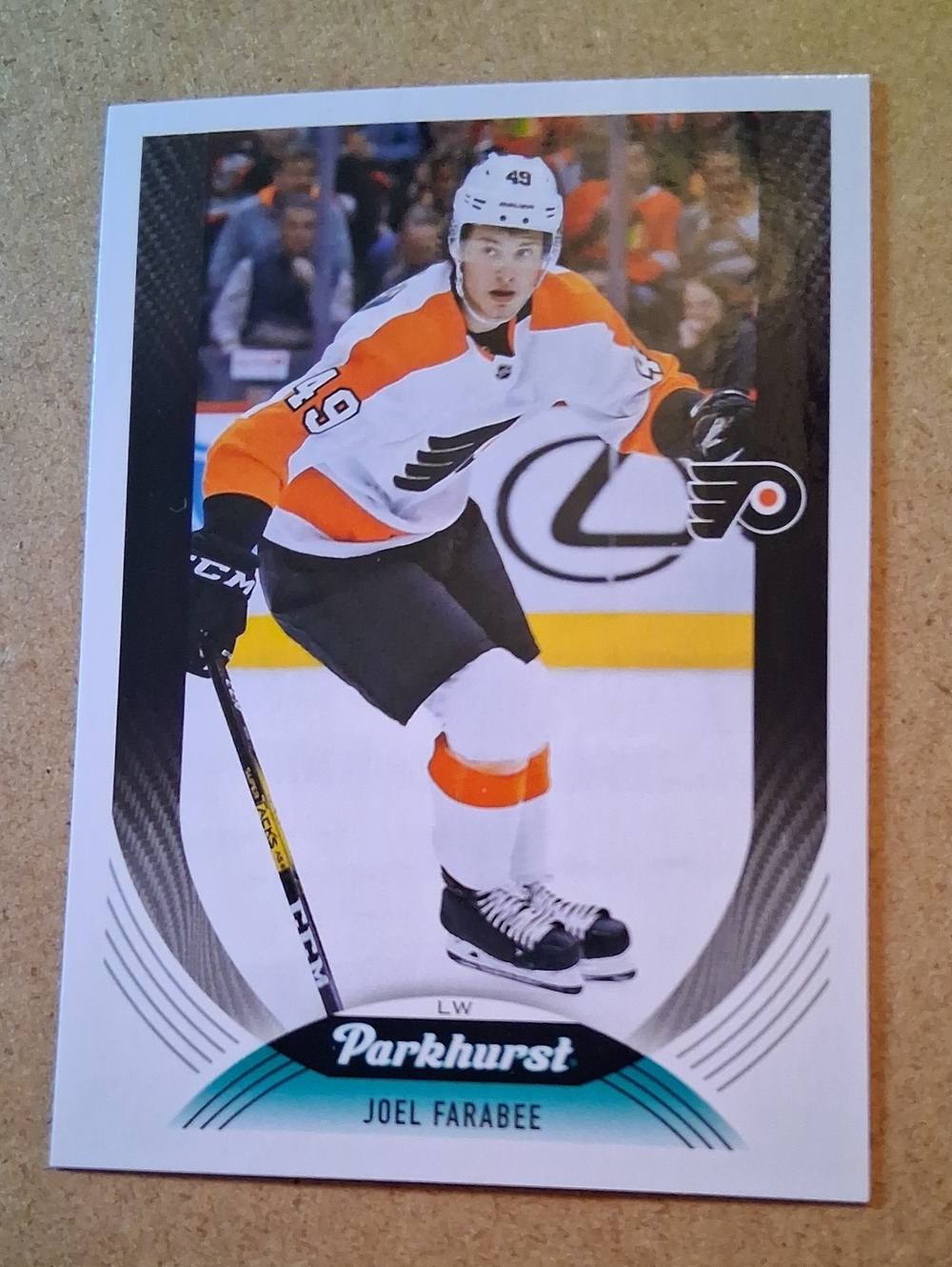 Joel Farabee Philadelphia Flyers Hockey Cards - Black & Orange Jersey